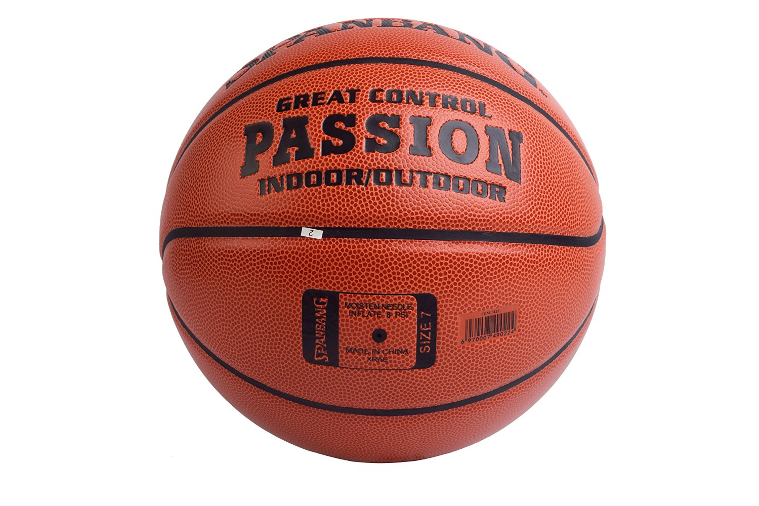SPANBANG Basketball for Men OutdoorIndoor Micro Fiber Size 729.5″ Orange  | Wright Reviews